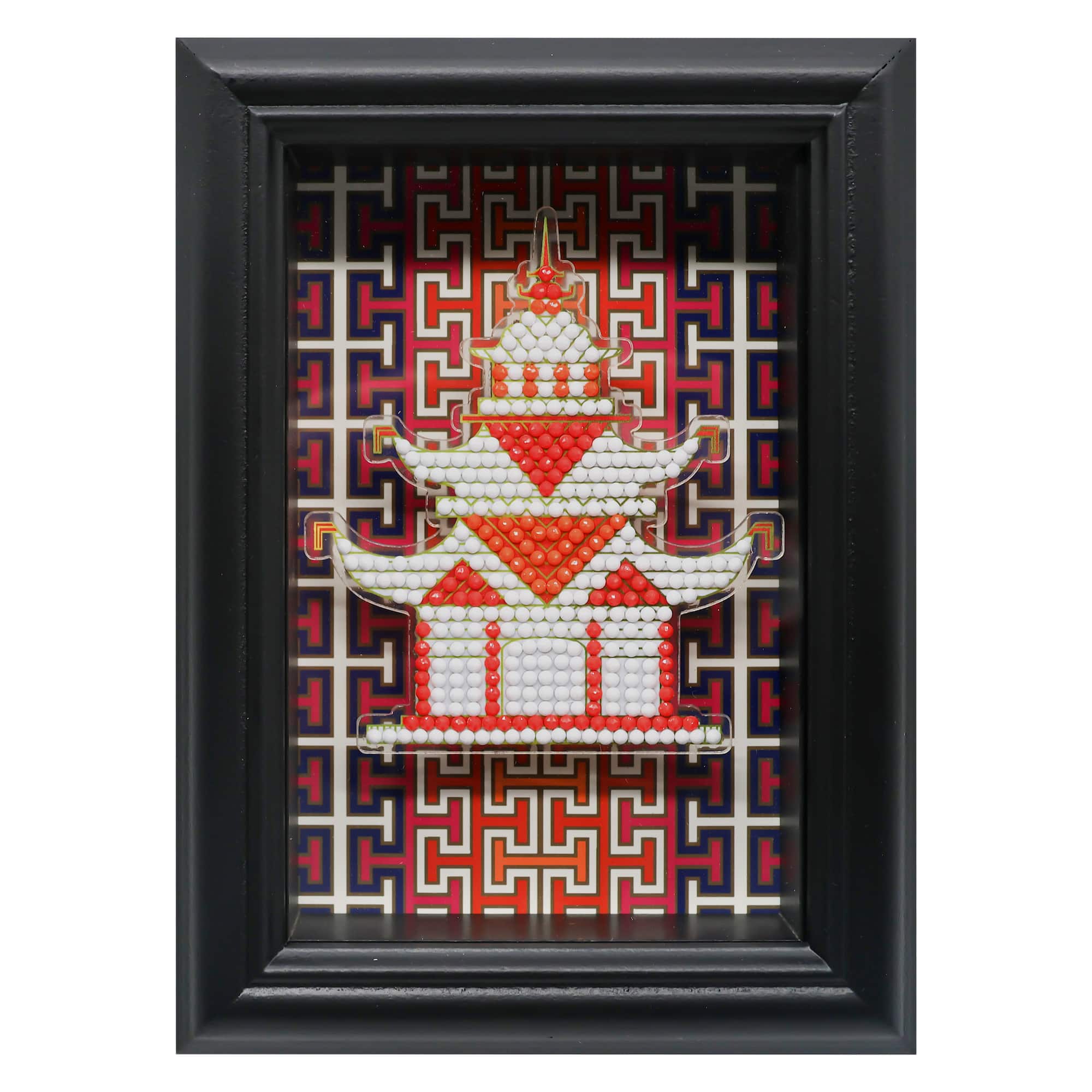 Jonathan Adler x Michaels 4" x 6" Pagoda Diamond Art Frame Kit
